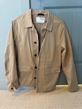 Selected Homme Medium Men's Tan Field Jacket